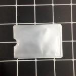 Security Foil for your credit card, contactless, silver color